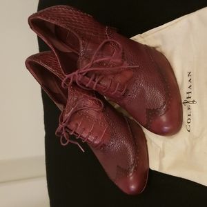 NEW Cole Haan burgundy booties
